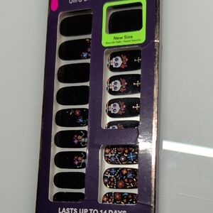 Dashing Diva Nail Strips Halloween Dia De Los Muertos